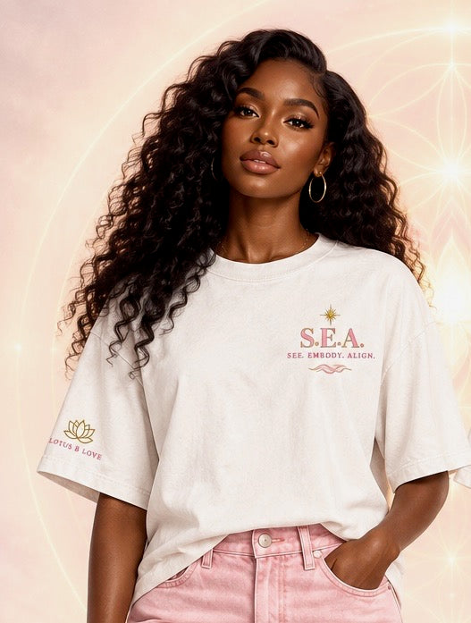 S.E.A. - See. Embody. Align. | Cotton T-Shirt